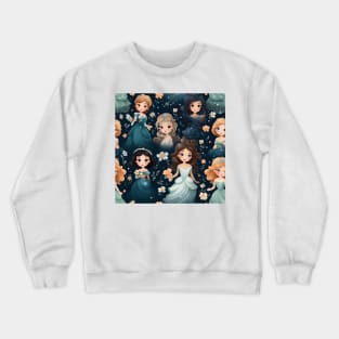 Princesses Pattern 11 Crewneck Sweatshirt